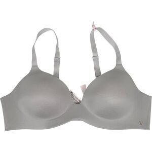 Victoria’s Secret Gray Lined Semi Demi Seamless Lifting Bra Women’s Size 36B NWT